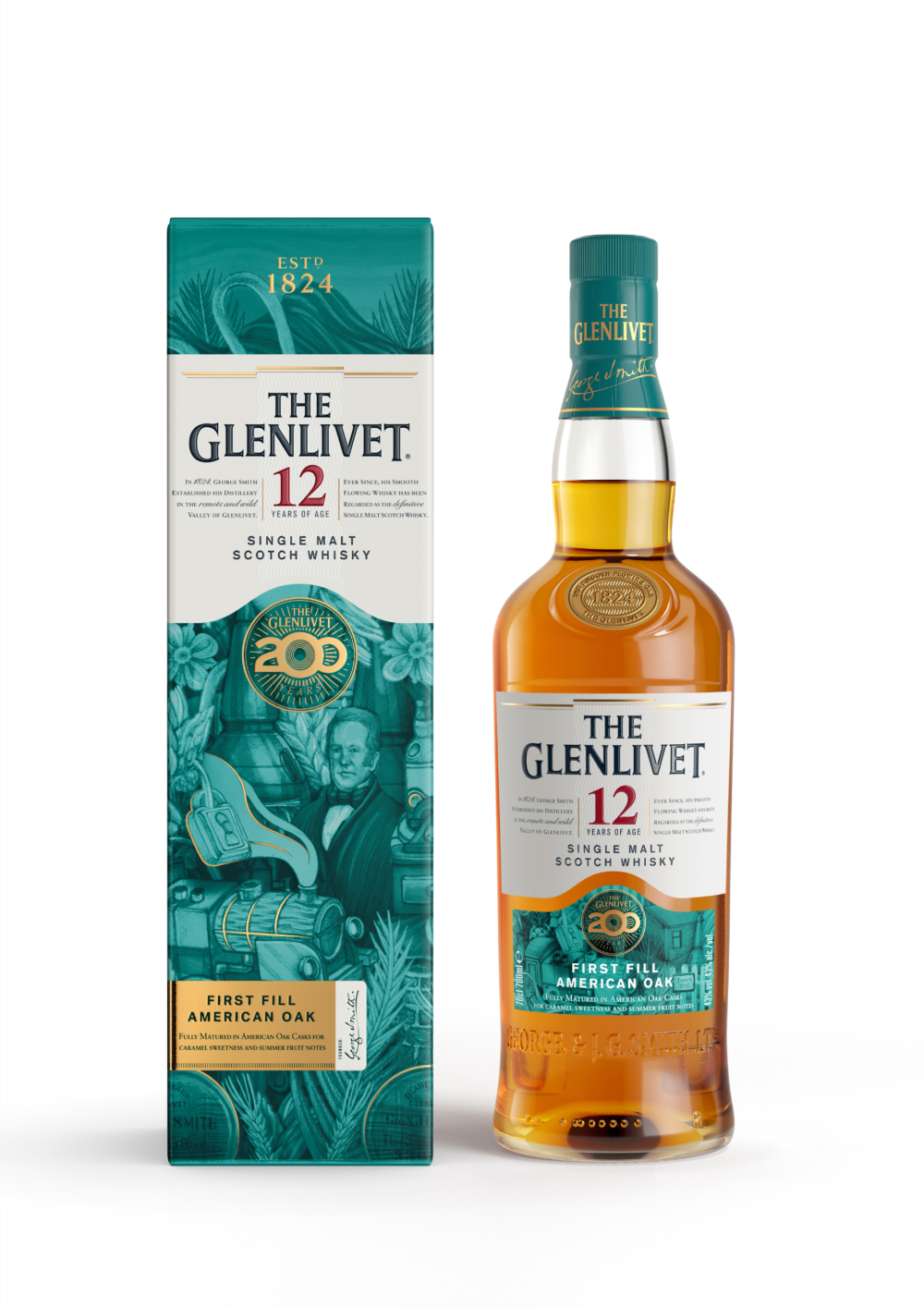 母親節禮物2024｜The Glenlivet 12年單一麥芽威士忌的200周年限定版。