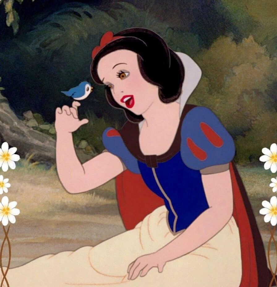 白雪公主樂天知命,因此能夠度過重重難關。