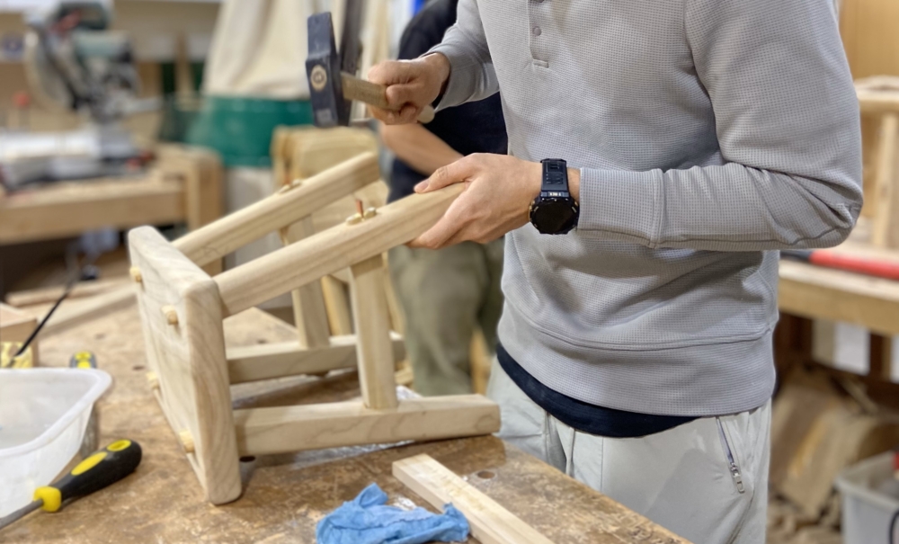 「榫卯木櫈工作坊」好玩又有趣