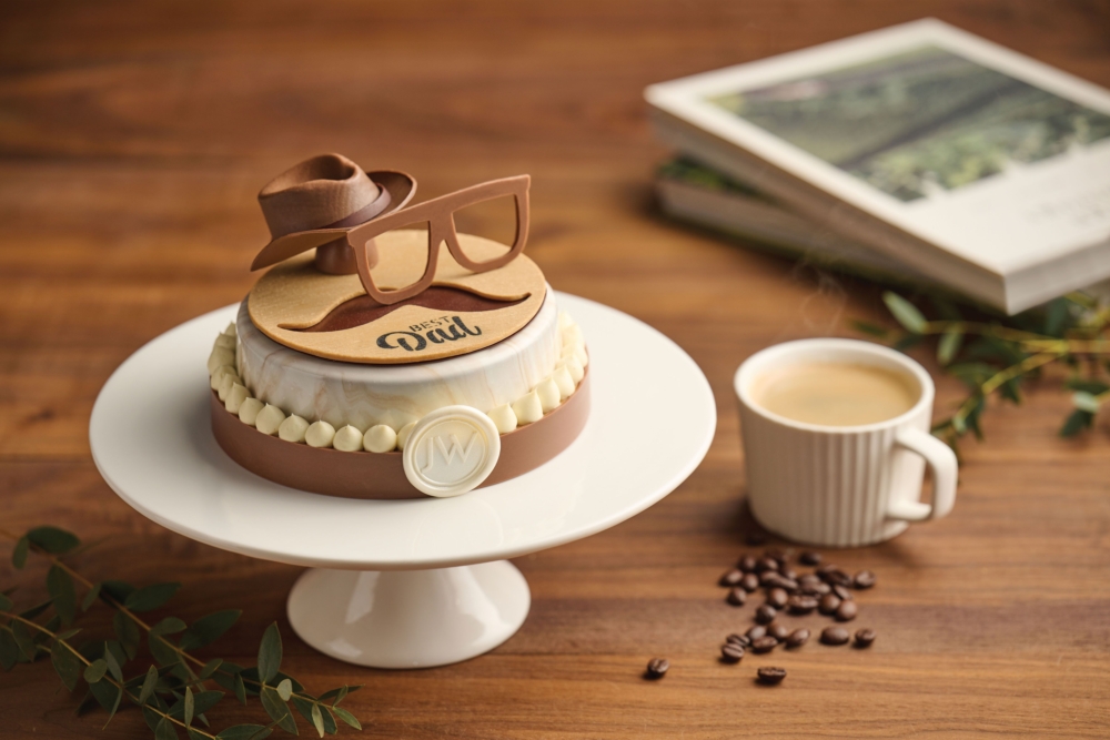 香港JW萬豪酒店父親節限定蛋糕。