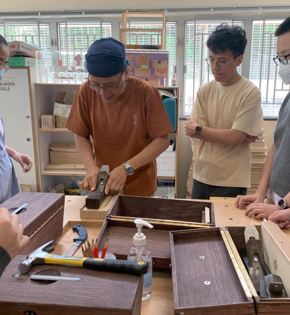 香港木工工藝師葉氏父子Tom及Terry親自教授基礎木工技巧