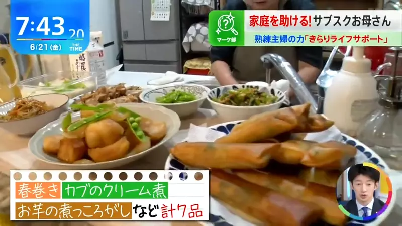 琴江為惠小姐一家炮製七道美食