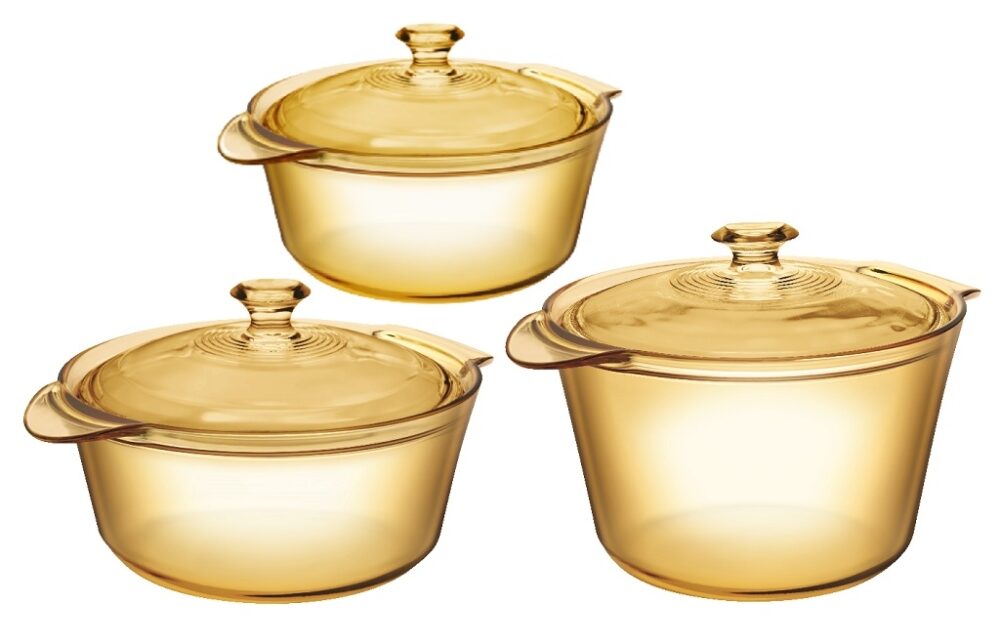 VISIONS Flair 雙耳湯鍋 3件套裝