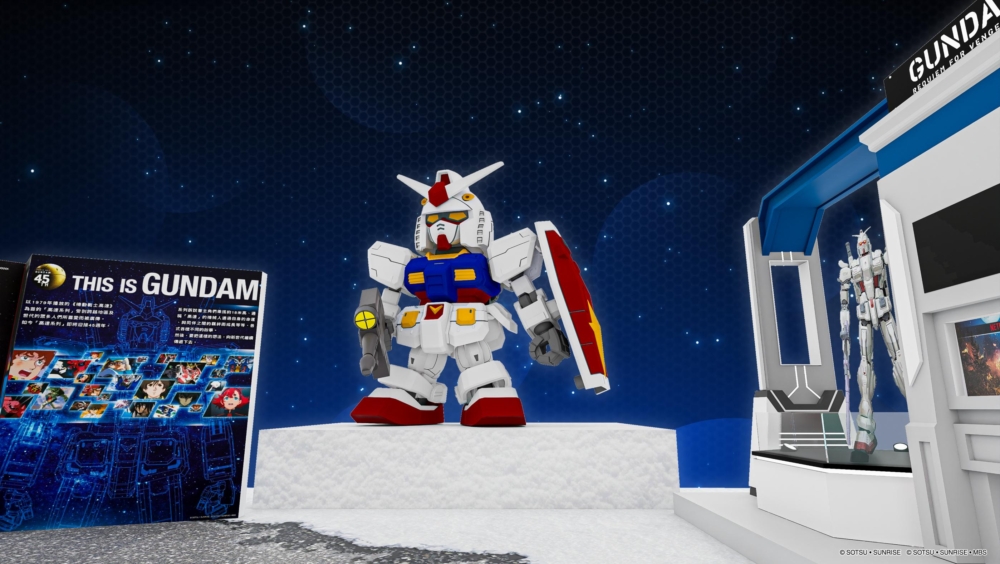 還有4米高的充氣SD RX-78-2高達初次亮相,成為節日打卡的焦點。為迎接聖誕佳節,