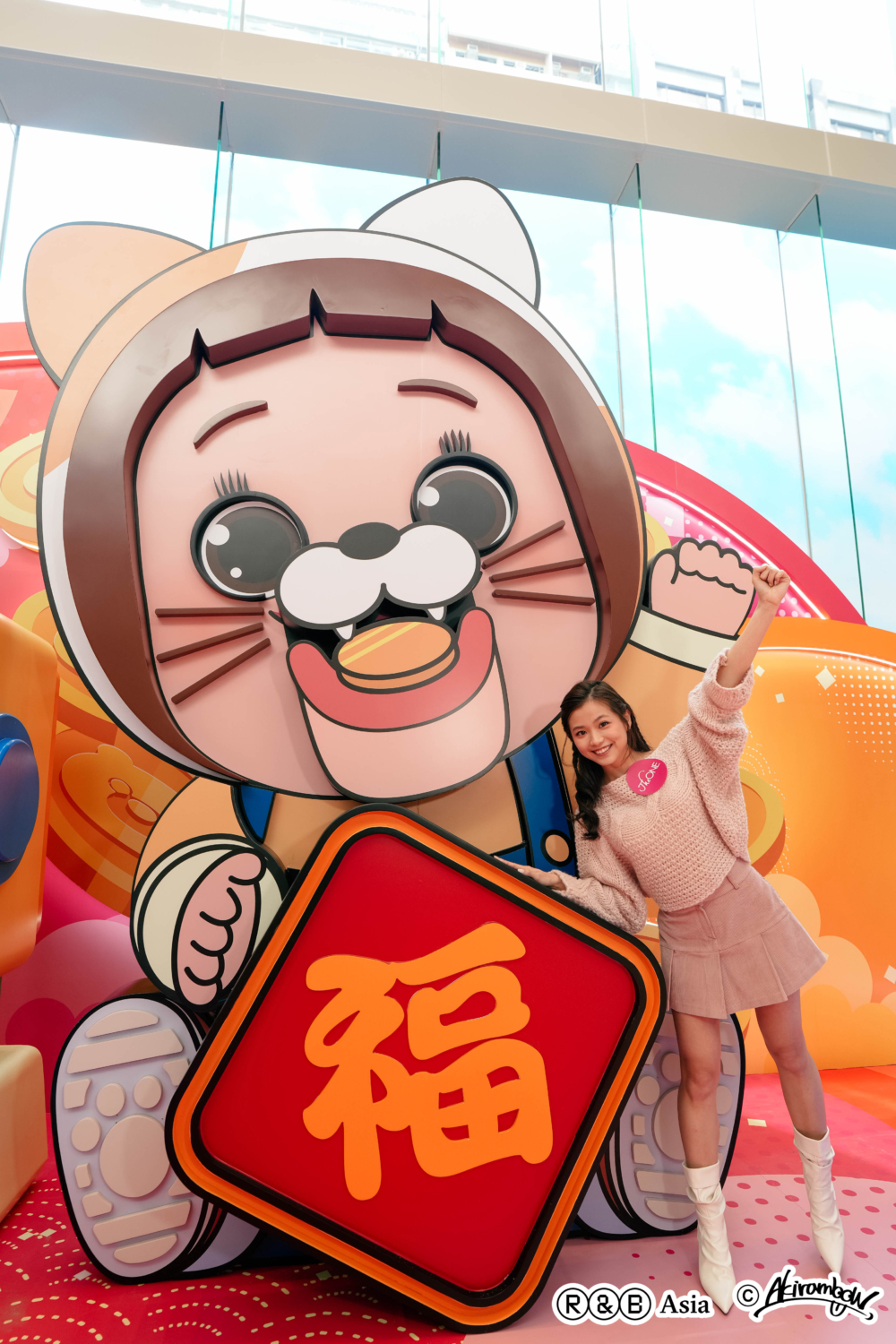 3.5米高巨型招『燦』貓