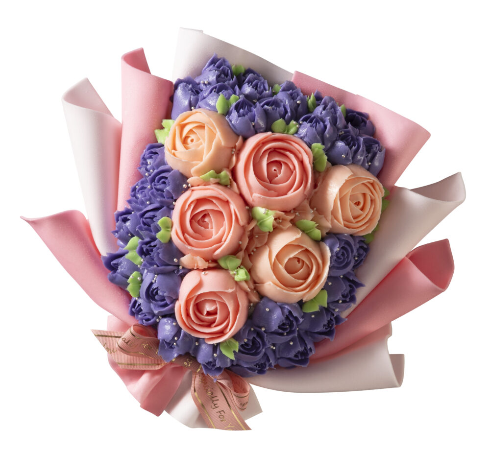 限量300個的玫瑰花束蛋糕