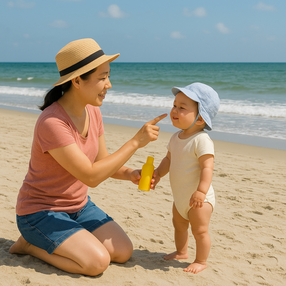 如果會長時間在戶外建議使用SPF50+、PA++++等級的產品