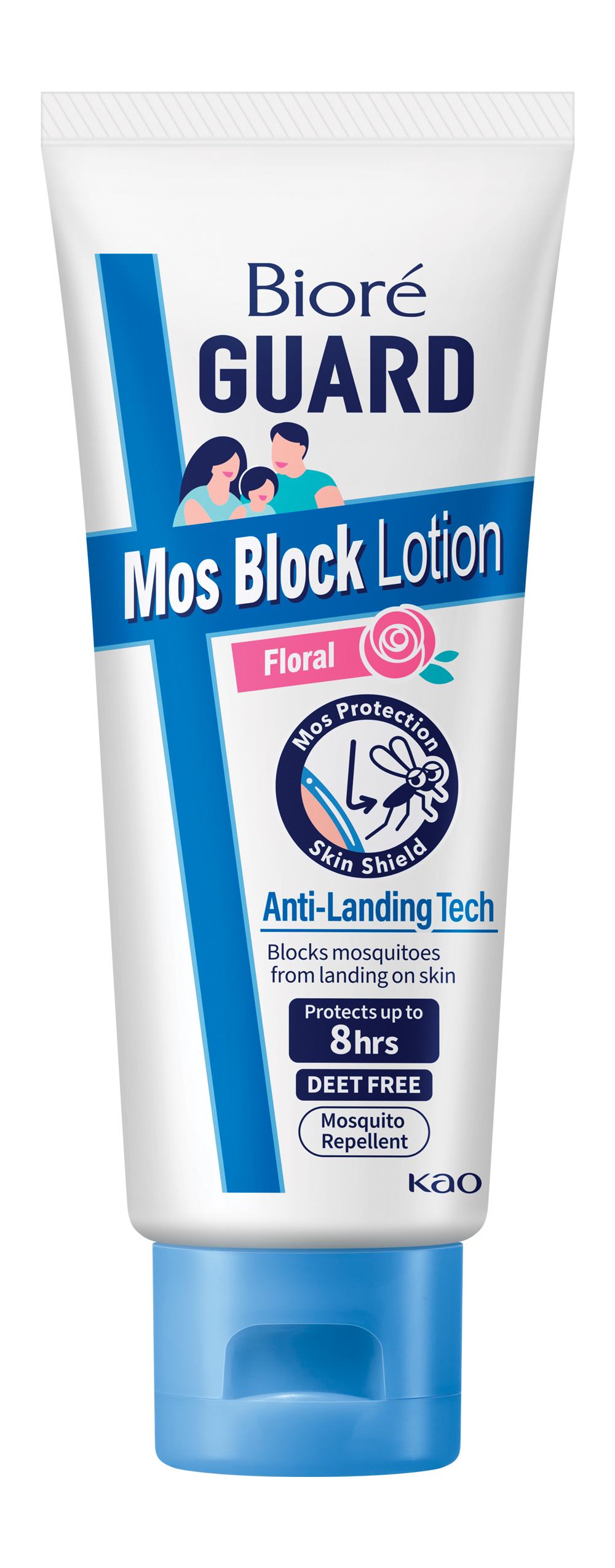 Biore GUARD高效防蚊乳液以其溫和成分、創新的防蚊技術、舒適的膚感及長效保護力。