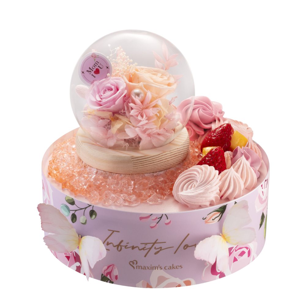 玫瑰永生花蛋糕