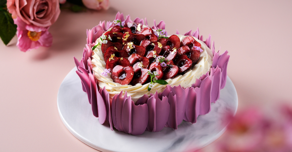 櫻桃森林心形蛋糕