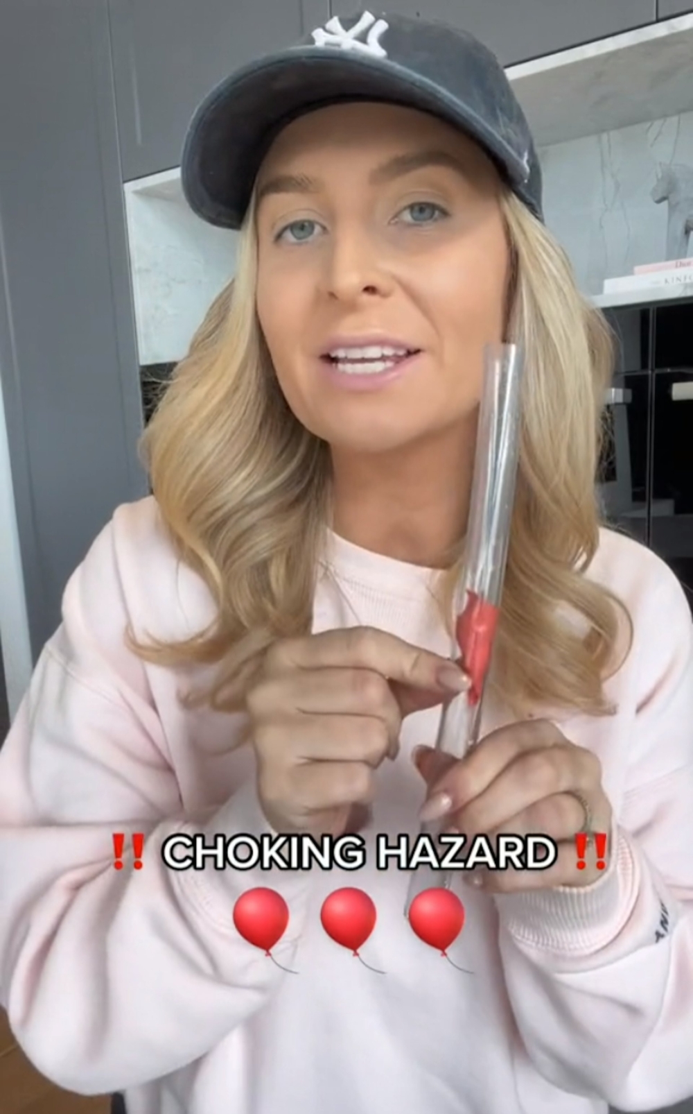 Nikki Jurcutz指出,氣球是全球最常見導致兒童致命性窒息的物品之一