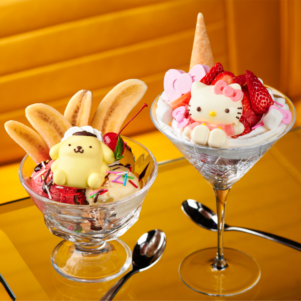 香蕉及草莓新地@載運美式餐室