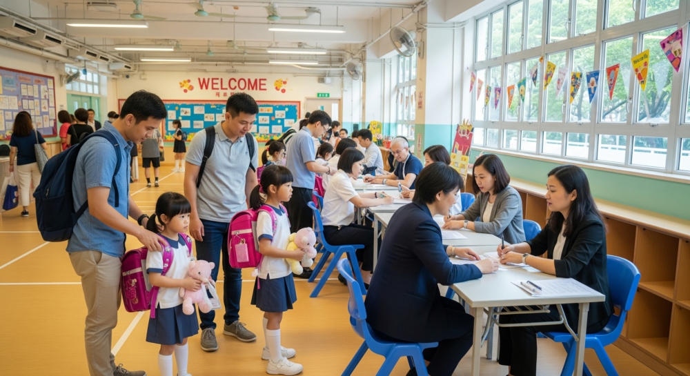 註冊表示接受公營小學的讀書權利