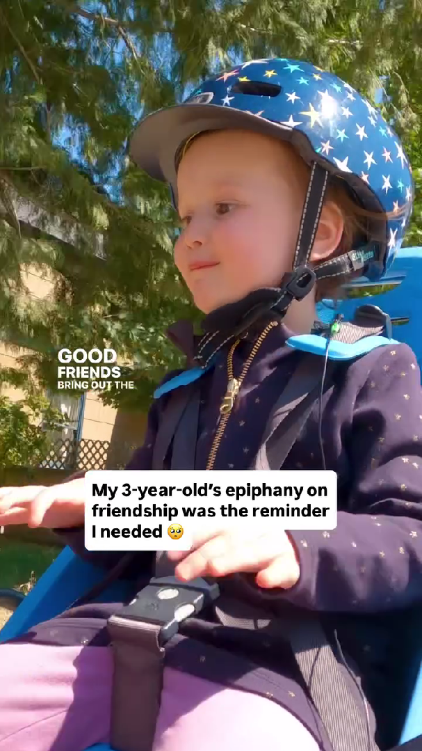 「當我很害怕的時候，我會跑去找Frankie，雖然我還在哭，但她會笑，然後我也笑了，接著我們就一起越來越開心。」