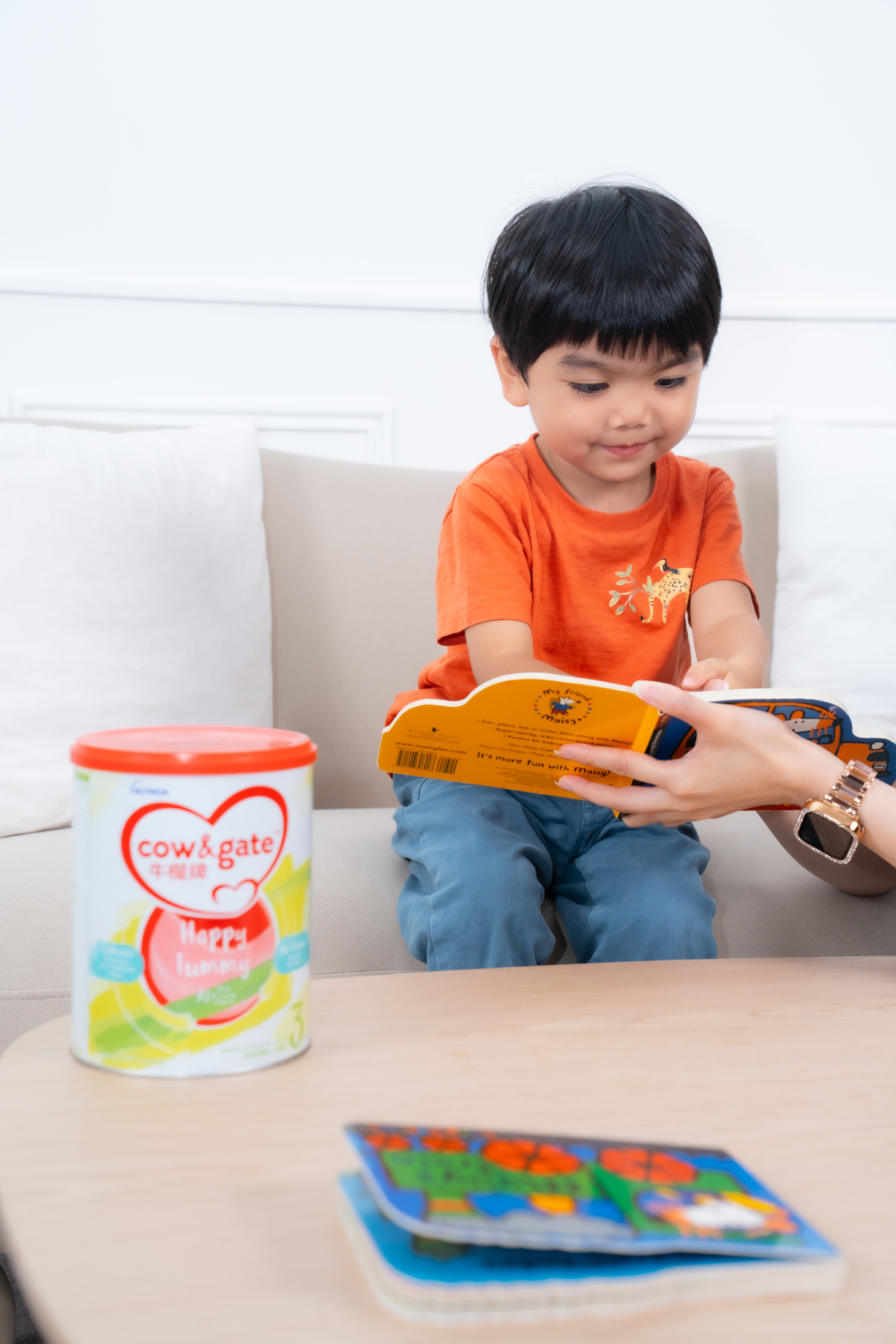 仔仔Man Hei轉飲後,情緒變得穩定,閱讀時也專注了很多,哭鬧亦減少。