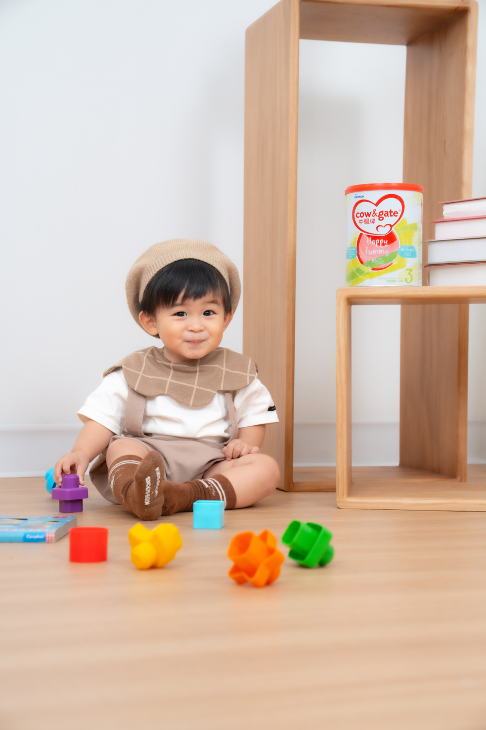 仔仔Raziel轉奶後,肚仔脹氣的情況減少了,精神和胃口亦有改善。