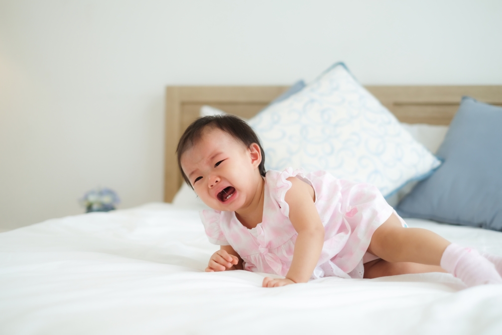 寶寶情緒易哭鬧煩躁、面色不佳等,都可能指向寶寶腸道問題或消化不良。