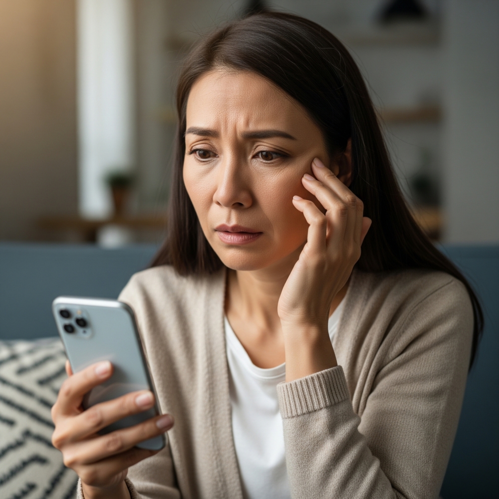 當收到別人傳來的合照時,甚至不願逐張打開細看。