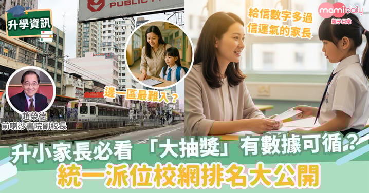 【升小】去年小一統一派位 乙部頭三個志願的排位(給信數字多過信運氣的家長)