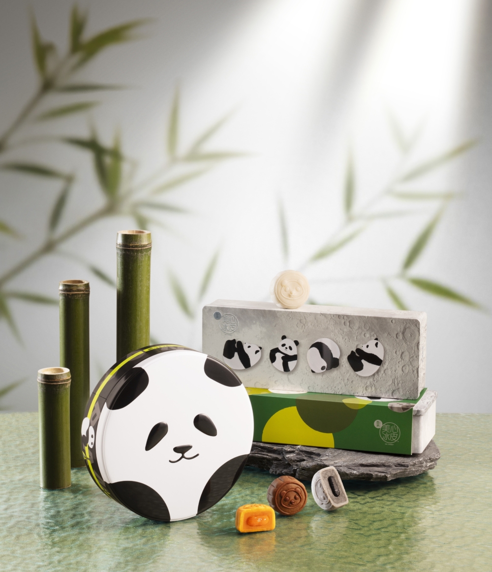 香港限定．熊貓月餅禮盒 |冰皮・碌碌熊貓團月禮盒