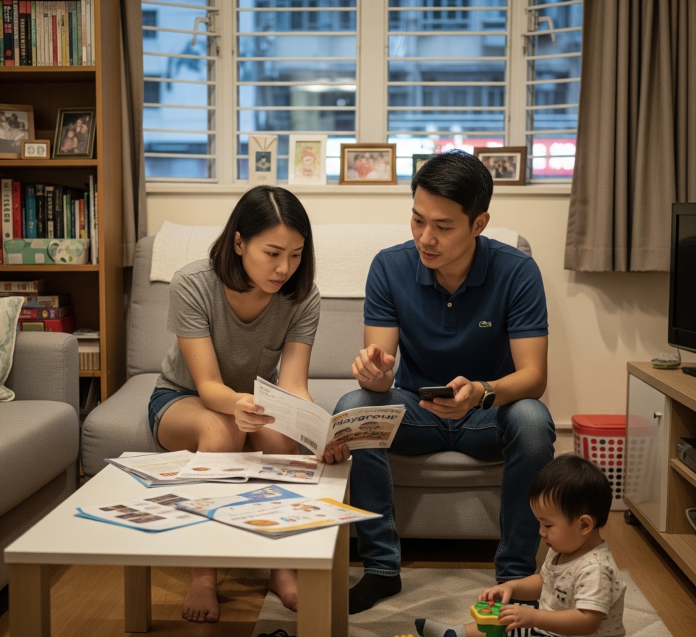 家長在報讀Playgroup 之前，宜細心研究每間playgroup 的特色