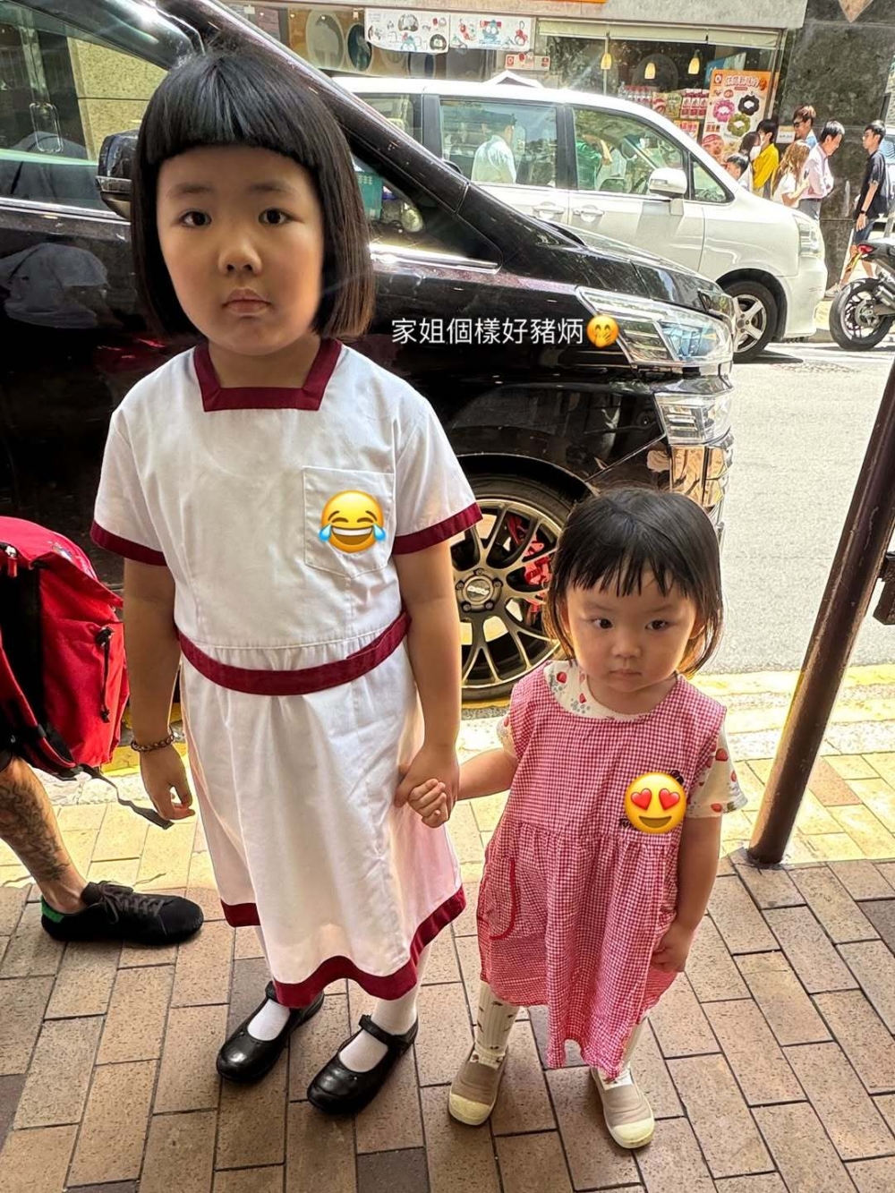 Lucy媽梁志瑩在個人IG分享了多張照片，紀錄了細女李斐斐開學的第一天。