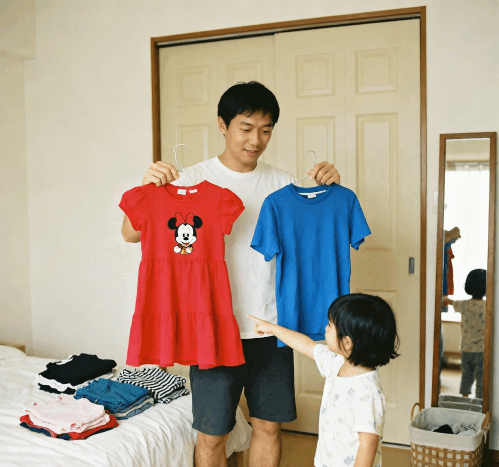 透過提供有限的選擇,孩子會感覺是由自己作主,從而更願意配合。