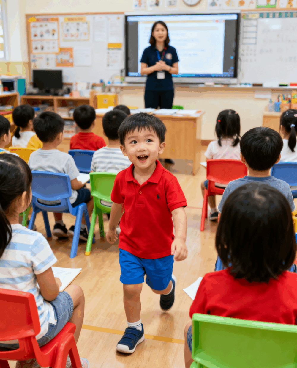 有些專注力不足及過度活躍症的孩子上課時會經常離座。