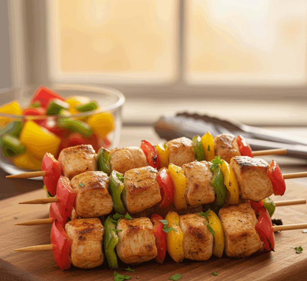 用蔬菜製作串燒能讓幼兒更容易接受蔬菜的味道。