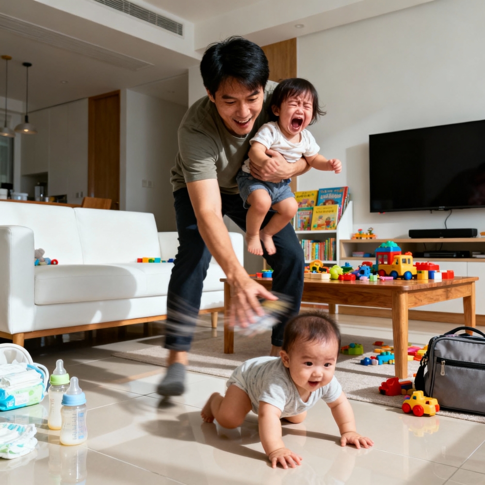 太太希望人夫辭掉工作，做全職爸爸