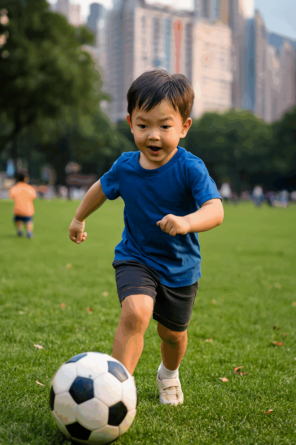 運動對孩子的成長十分重要。