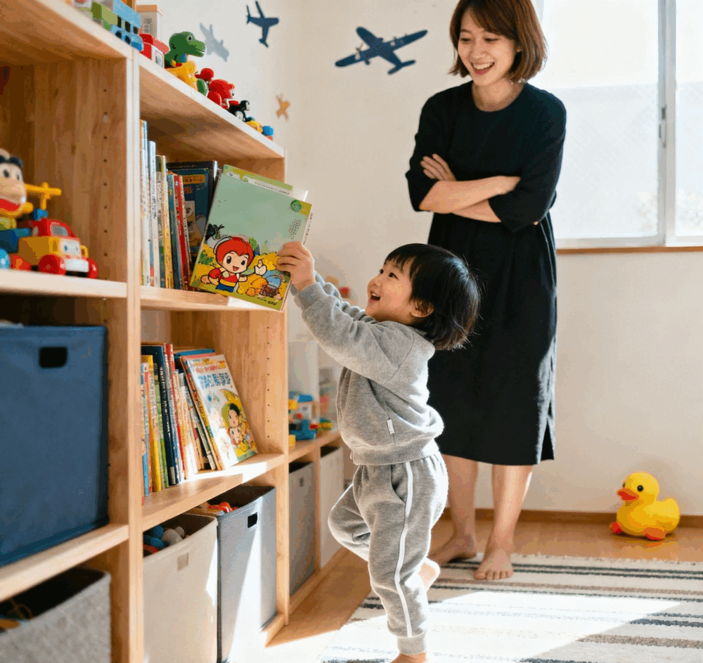 幼兒喜歡玩遊戲,將指令化成遊戲,他們會更樂意配合。