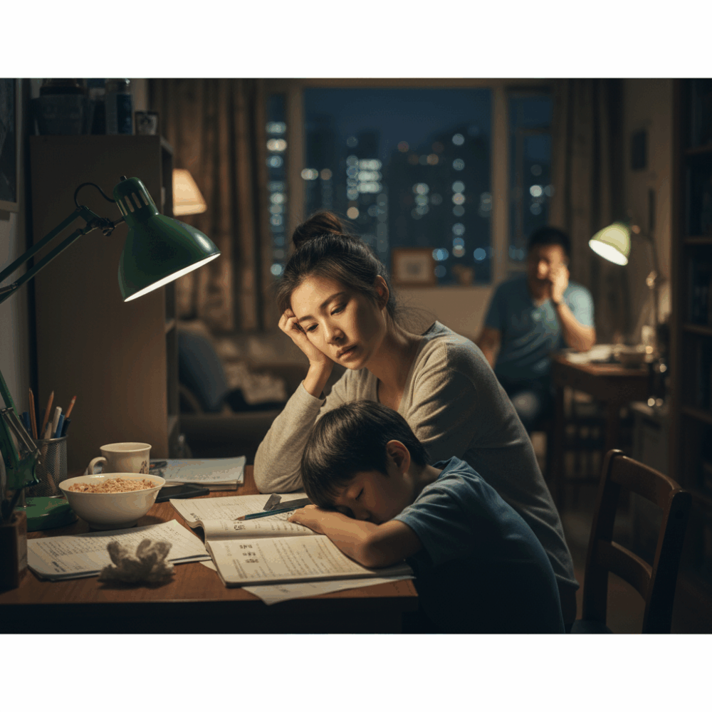 當孩子日漸長大，學業壓力加重，父母放工後仍需核對功課，可能會感到身心俱疲。