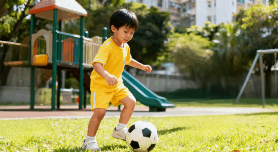 足夠的運動可以提升小朋友的專注力。
