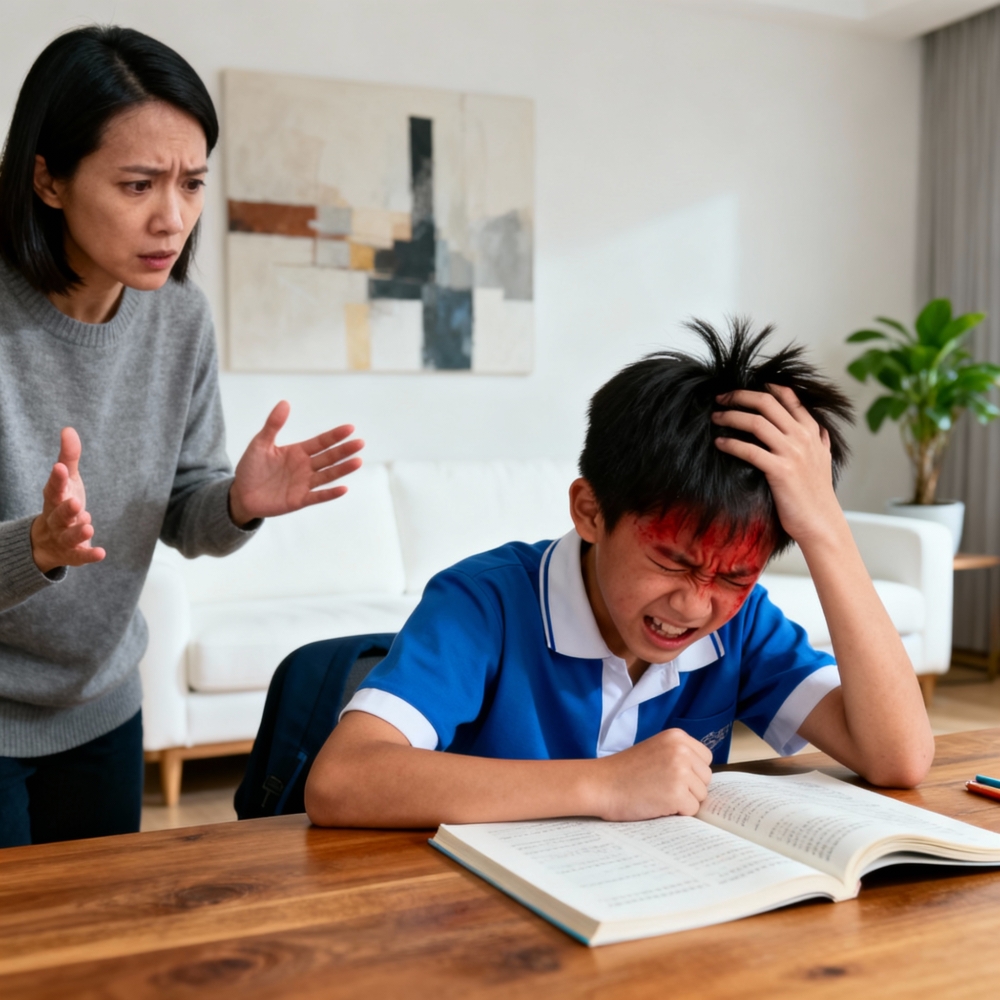 堆積如山的補充練習、補習社裏的密集課程，加上考試壓力，隨時令小朋友爆煲