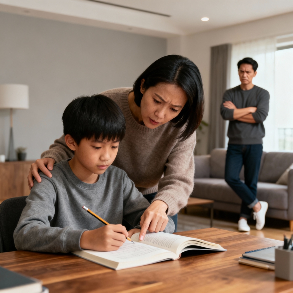子女考試季,爸爸覺得自己沒有存在感