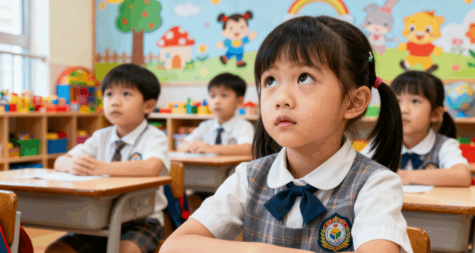 上課時難以集中是專注力不足的表現。