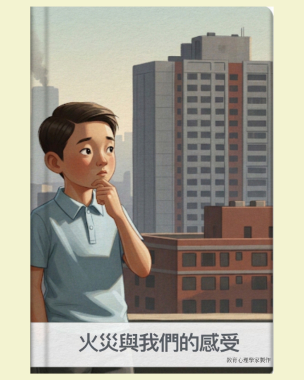 《火災與我們的感受》適用於疏導孩子火災後的情緒。