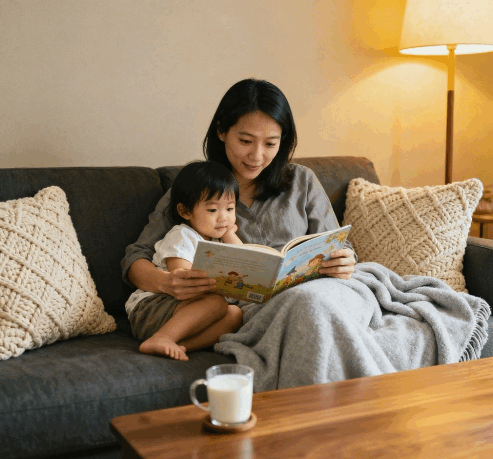 從小培養閱讀的習慣能提升幼兒的語文能力，啟發思考。