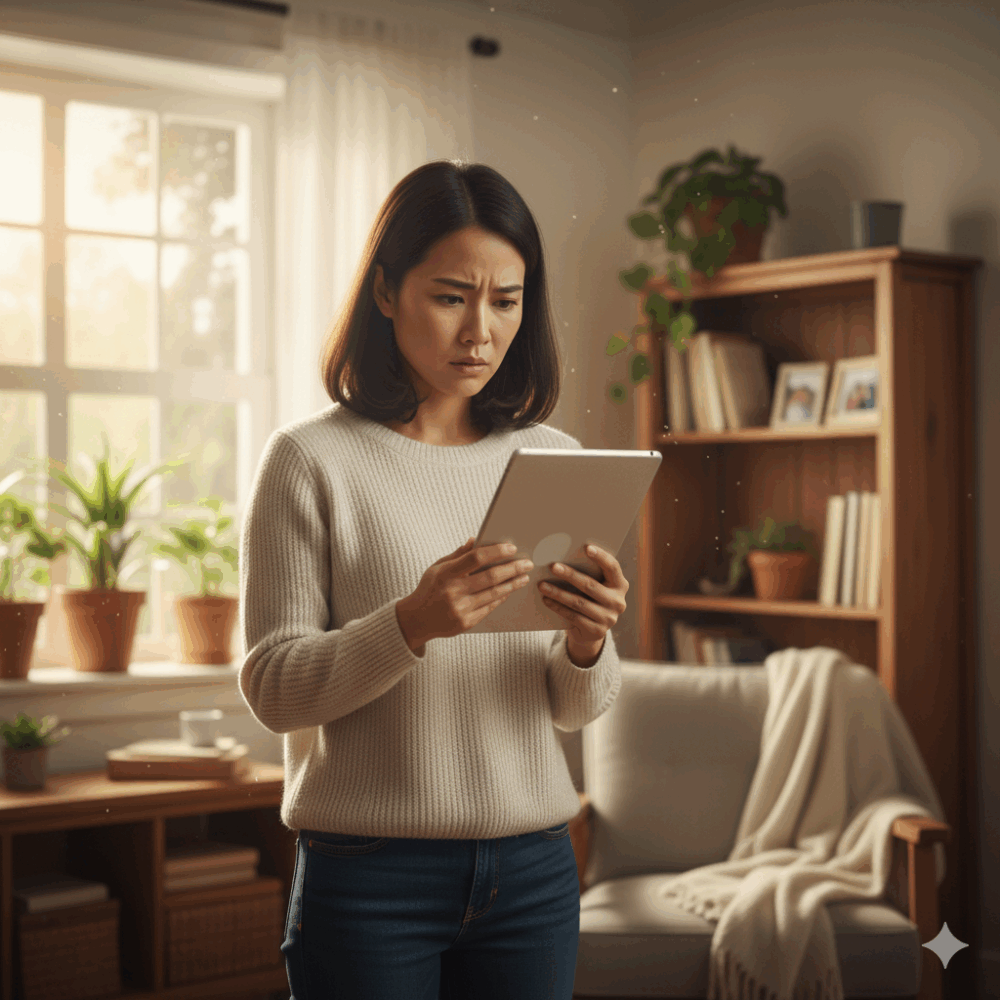 女兒告訴媽媽她已經更改了密碼，且拒絕透露給媽媽