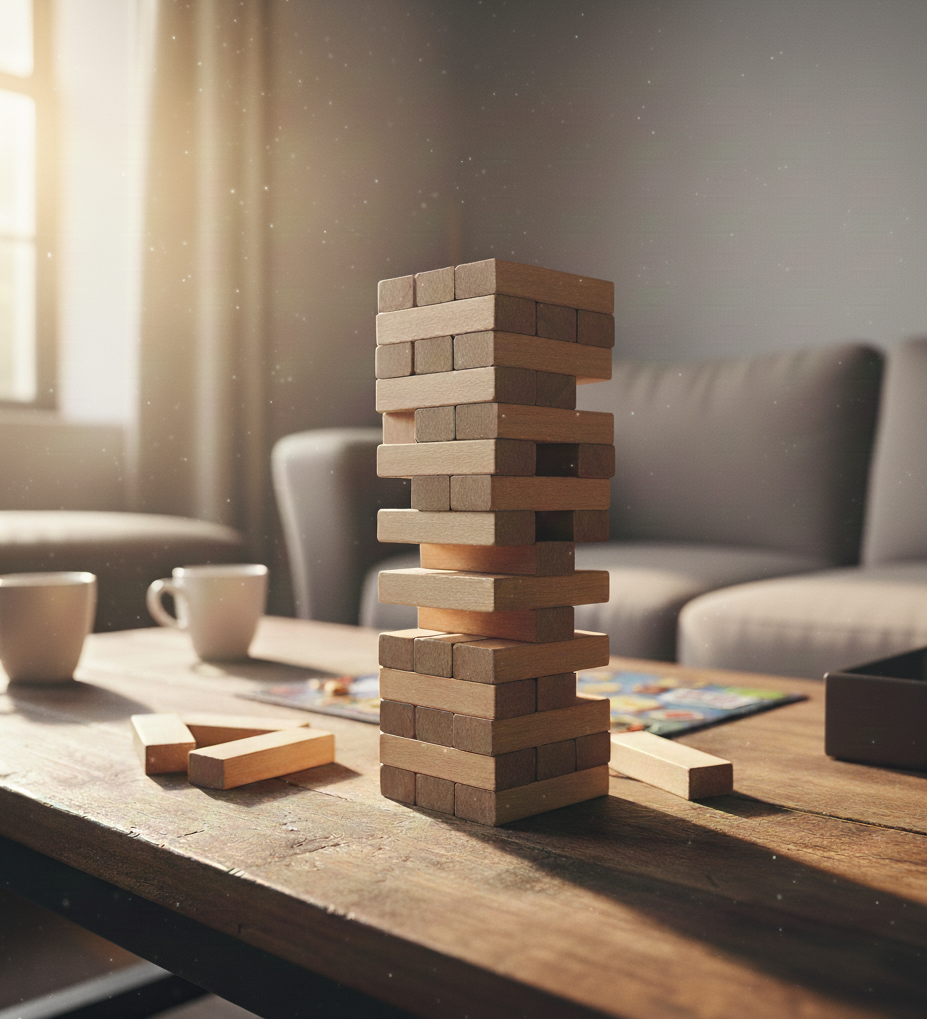 桌遊活動如層層疊，可促進社交互動與情緒發展等，對支援及訓練SEN孩子有一定的幫助。