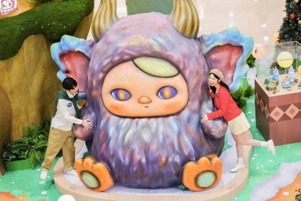 現場有3米高大耳怪獸豆子坐鎮。