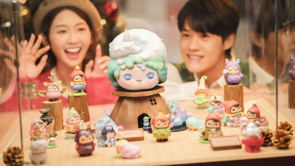 木林展覽區展出了藝術家PUCKY的珍藏展品。