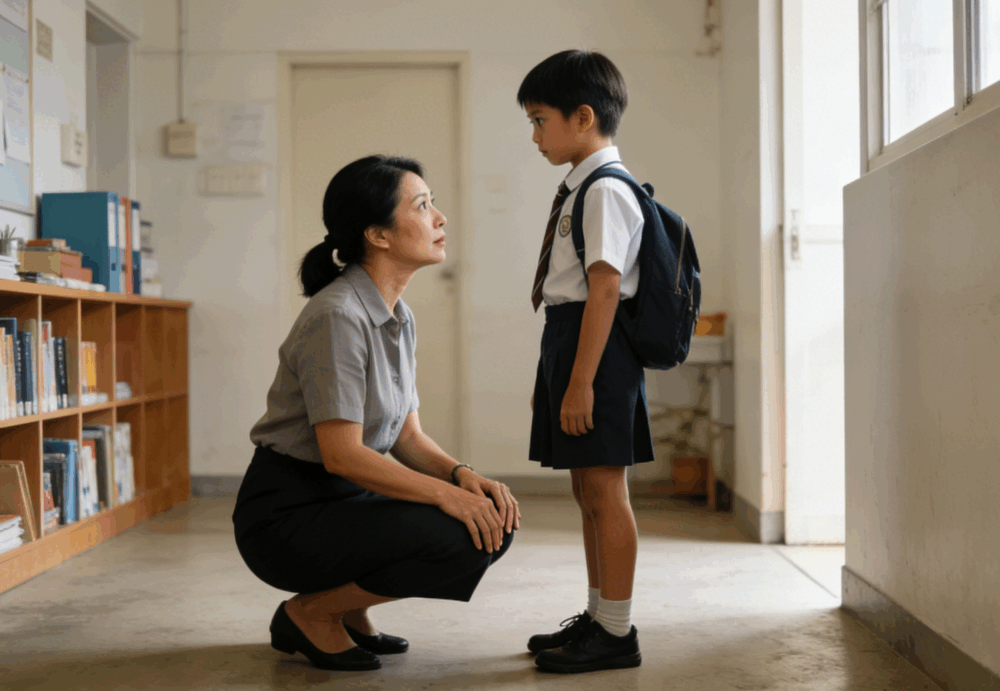 誠懇的道歉能讓孩子明白「人會犯錯，但可以改正」。