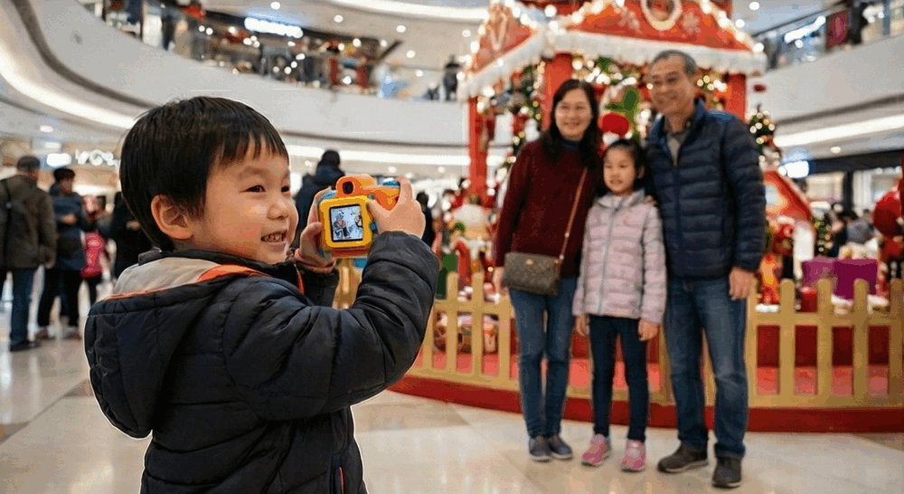 兒童相機可以讓孩子以自己的角度，記錄生活中珍貴的時刻。