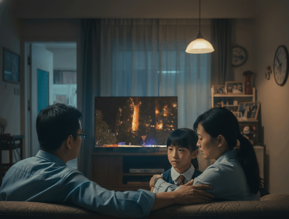 面對災難新聞，孩子的心靈容易被恐懼和無助佔據。