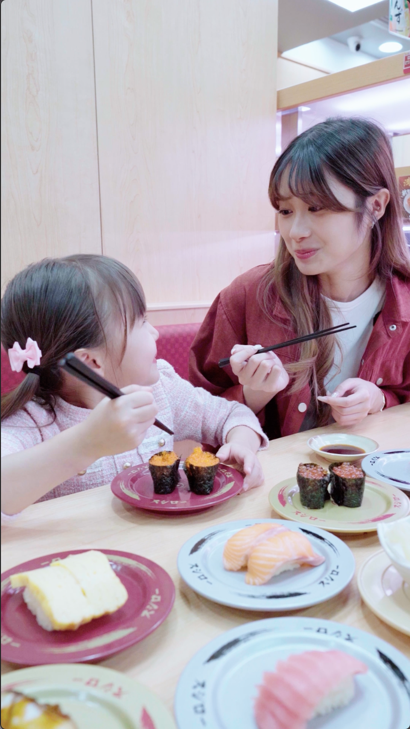 還可以到壽司郎盡情享用壽司和甜品。