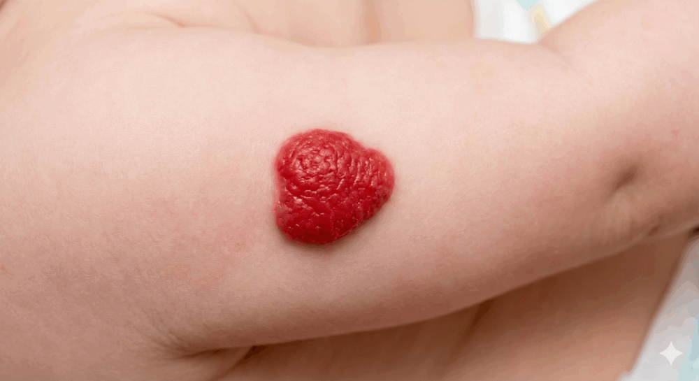 俗稱「草莓樣血管瘤」