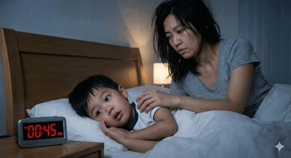 每到睡前，孩子總是翻來覆去、精神亢奮，讓爸媽疲於應付「上床拉鋸戰」