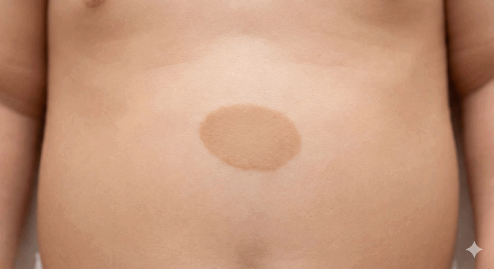 顏色如同加了牛奶的咖啡一樣，呈現均勻的淡褐色至深褐色